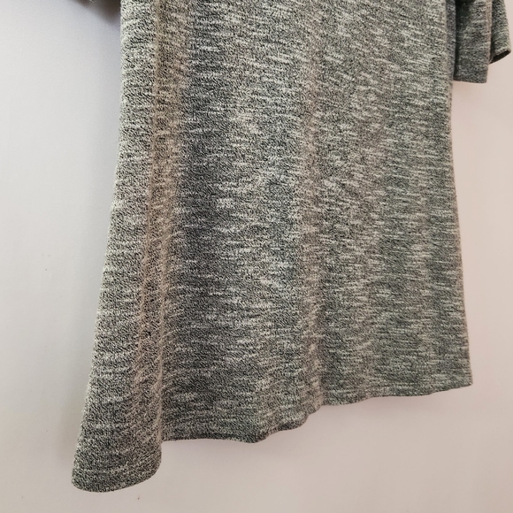 Jennifer Lopez Y2k Gray Studded V-Neck Tee with Cutouts womens size medi… - Picture 6 of 13